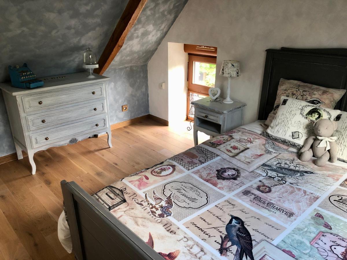 Appartamento Chambre double avec SDB privée au milieu des champs Teloché Esterno foto